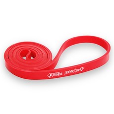 풀업밴드 턱걸이 보조 탄력 철봉 퍼펙트 근력 라텍스, 레드, 1개