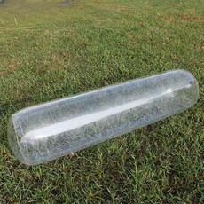 원통형 투명 베개 튜브 소파 바디필로우 허리 긴베개 롱 잠자는 인형, 투명 원기둥 10x50cm