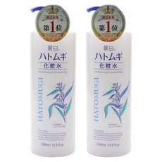 KUMANO 熊野油脂 麗白 薏仁保濕化妝水, 2瓶, 1L