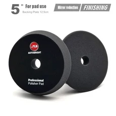 AUTOBRIGHT 5 "6" 7 "자동차 연마 디스크 직업 패드 폴리 셔 기계 스폰지 빠른 디테일링 워시 왁스 미러 왁, 01 Sponge, 04 5inch Finish 1pcs