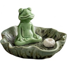 11829740 향 사찰향 절향 법당향 제사향 스탠드 수제 도자기 개구리 모양 향기 확산 도구 다기능 아파트·기숙사·침실·욕실·요가·주방·명상실용, 10823015 법당향 향 제사향 절향 사찰향 스탠드