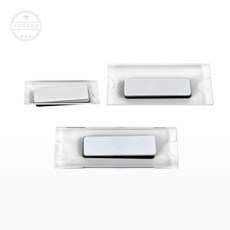 이것저것공간 자석명찰 아크릴자석명찰, 60x20mm