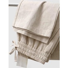 남자 린넨 팬츠 리넨 남성용 일자 캐주얼 여름 와이드 바지