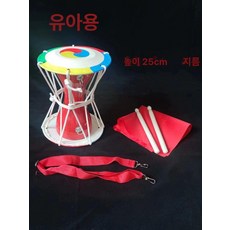 미니 장구 소형 장식 민속촌 전통놀이 연습용 국악 빵빵한 것은 구성품 용 전통악기, 1개, 드럼 가방