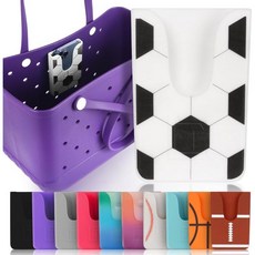 야구폰 홀더 볼 가방 및 심플 모던 가방용 실리콘 소재 모든 크기 휴대폰에 적합, Soccer