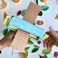 곰지마켓 종이 롤링 엠보서 공예 골판지 텍스쳐