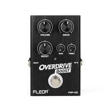 FLEOR Overdrive Pedal with Boost Warm Dynamic Effects True Bypass Guitar for Electric & Bass 242, Overdrive Boost