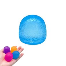 스퀴시 스트레스볼 젤리볼 말랑공 말랑이 클레이, 스트레스볼 소형 블루, 1개, 블루