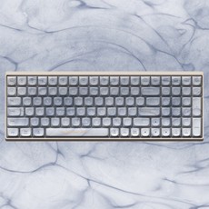 Lofree 洛斐 漣漪 三模機械鍵盤 無線藍牙鍵盤 平板電腦鍵盤 高顏值 臺灣72H髮貨, 漣漪主題鍵盤-100鍵 （鍵帽自裝版）