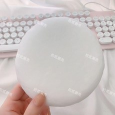 手肘墊 電腦桌手腕枕頭 辦公室鼠標護腕墊, 大號白色護腕墊 1個13*13cm, 1個