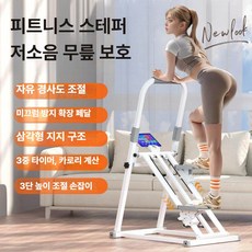 ROI라이프 스텝퍼 운동기구 홈짐매트 계단 홈클라이머, 스마트 카운팅형 [접이식 보관]