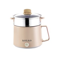 KOLKO 多功能快煮電鍋 1.7L 迷你電煮鍋 蒸煮美食鍋, 鮮奶茶(超取限2台)