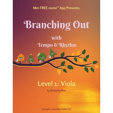 (영문도서) Branching Out with Tempo & Rhythm Level 1: Viola Paperback, Independently Published, English, 9798879862041