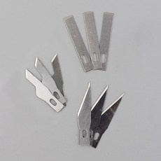 공예칼 리필 재단칼 종이칼 아트나이프 커터 카터칼, 5P, 1개
