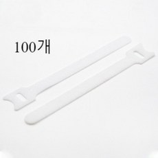 케이블 타이, 흰색, 100개