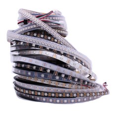 1M 5M WS2812B 30 60 144 픽셀 LED 스마트 LED 픽셀 스트립 검정 흰색 PCB WS2812B IP30 IP65 IP67 5V, White PCB, 5m 30 IP65