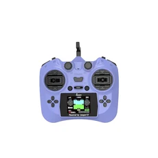 점퍼 스마트 리모콘 HD 컬러 스크린 송신기 홀 센서 짐벌 ELRS 2.4G 100mW 12CH Rc FPV Drone 용, 04 Smart 2.4G Purple, 1개