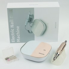 束野美甲打磨機，便攜式電動筆磨甲器，指甲修磨美甲店專用，快速卸甲, 1個, 金色(插電款)