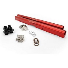 COMP 캠 연료 레일 어댑터 키트, LSXrt 102mm Manifold, Truck Billet Red Rails