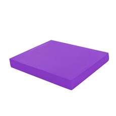 YSSHOP 밸런스 패드 폼 밸런스 보드 휴대용 두꺼운 미끄럼 방지 운동 매트 부드러운 TPE 요가 매트 필라테스 피트니스 홈, 티피이(TPE), 보라