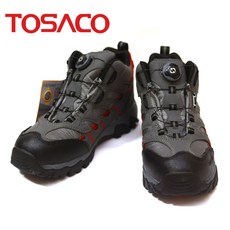 토사코 안전화 TOS-610 다이얼 락 시스템 메쉬 6인치 경량