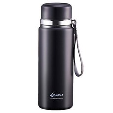 GIANXI 대용량 보온병, 1개, 1000ml, 블랙