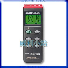 CENTER 304 四通道 K型數位溫度計 RS-232, 1個