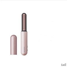 KOIZUMI 小泉成器 二代 無線瀏海梳 Type-C充電 電池可拆海外可用 溫度可調 快速加熱, 粉色, KHR-6430