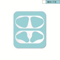 AirPods 金屬防塵貼, 7.白色,4代, 1個