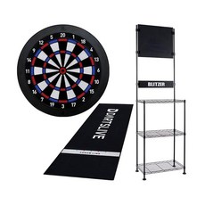 DARTSLIVE 다츠라이브 Home 다트 세트 BLITZER 블리처 스탠드 BSD21-BK 스로우 매트