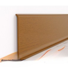 자기접착 발판몰딩 PVC소재 두께강화 방습 유연곡선 장식 보호, 1개, 1_호두나무1미터진짜같은무늬