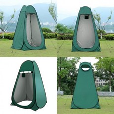 이동식 샤워텐트 120x190cm 다크그린 간이텐트 야외화장실 캠핑화장실