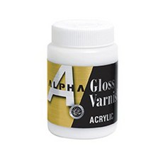 알파 골드 수성 아크릴 보조제 그로스 바니쉬 250ml 빠른건조
