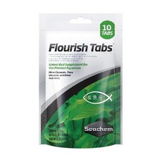 Seachem 西肯 水草根肥錠 -10錠 水族箱底床肥料，促進水草生長，維持水質穩定, 1個