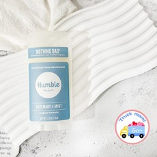 創可 Humble 體香膏 水晶體香膏 止汗劑, 1個, 朝露迷迭香 & 薄荷 70g (藍Ros