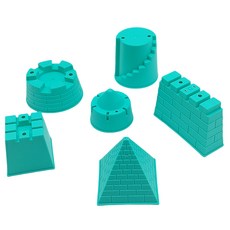 兒童沙灘玩具沙灘城堡組, 城堡模具配件6件套, 6g, 1個