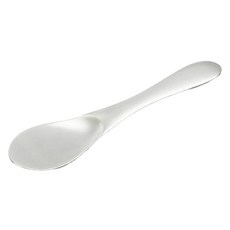 요시카와 요리 이로하 스테인리스 씨제거 스패츌러, 실버, 1개
