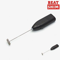 전동커피휘핑기 우유거품제조기 핸드형소형크리머블랙