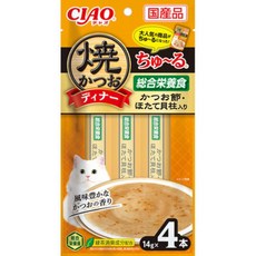 Ciao 啾嚕貓用肉泥, 56g, 1個, 柴魚片+干貝口味