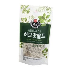 [마지막수량] 천일염 캠핑소금 양념소금 100G 고기소슴, 1