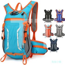 戶外徒步背包山地車騎行雙肩包防潑水透氣運動專業登山包, 深藍,均碼