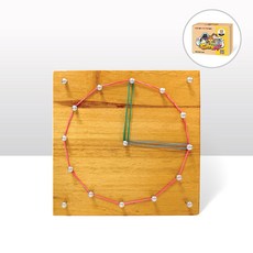 (창의와날개) 기하판 도형판 원목교구, 1피스, 1세트