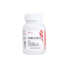 브이웰 브로멜라인 파인애플 추출물, 1개, 60정