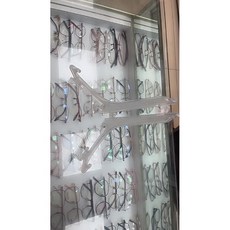 免釘牆時鐘架，多功能收納置物架，牆面裝飾架，簡約時尚，免打孔安裝, 白, 1層