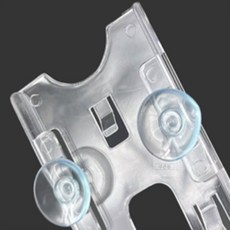 푸른봄 부착형 카드케이스 압착고무형(세로) 차량아파트주차증케이스, (세로)