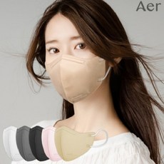 아에르마스크 어드밴스드 라이트핏 KF80 대형 숨쉬기편한 코로나, 화이트