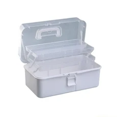 QX2E 다기능 보관함 정리함 3단 보관함 실용적인 보관 케이스, 01 중국, 08 white large