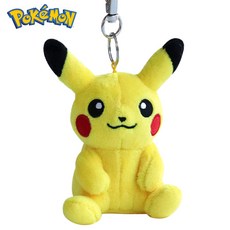 포켓몬스터 파이리 피카츄 피츄 뮤 8cm 인형 가방고리 키링 동물 캐릭터 애착, 써드 피카츄 가방고리 8cm, 1개, 써드 피카츄 가방고리