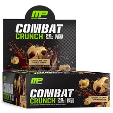 MUSCLEPHARM 無麩質風味夾心能量棒, 12件, 巧克力曲奇麵團