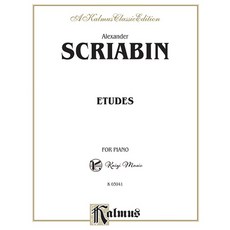 凱翊︱kalmus 史克里亞賓鋼琴練習曲 Etudes 高中職組指定曲, 史克里亞賓練習曲鋼琴樂譜